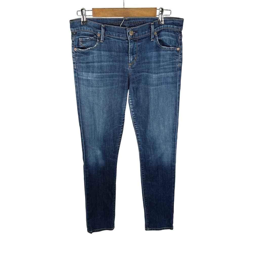 Citizens of Humanity Low Rise Skinny Leg Avedon Jeans Medium Wash Denim Size 29